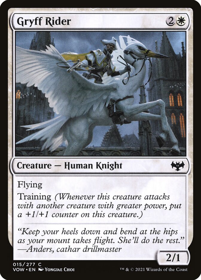 Gryff Rider card front