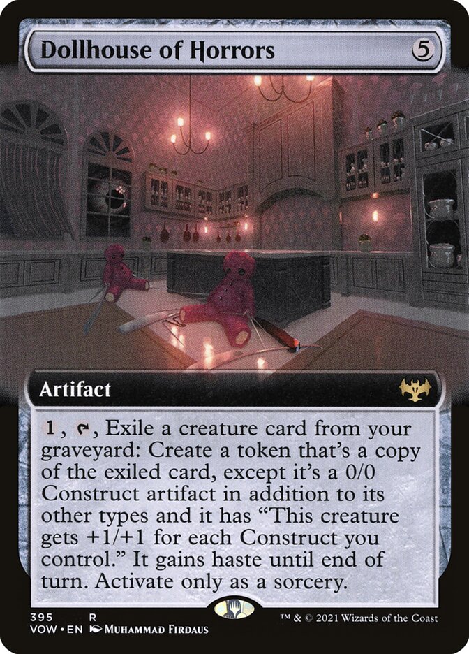 Dollhouse of Horrors card front