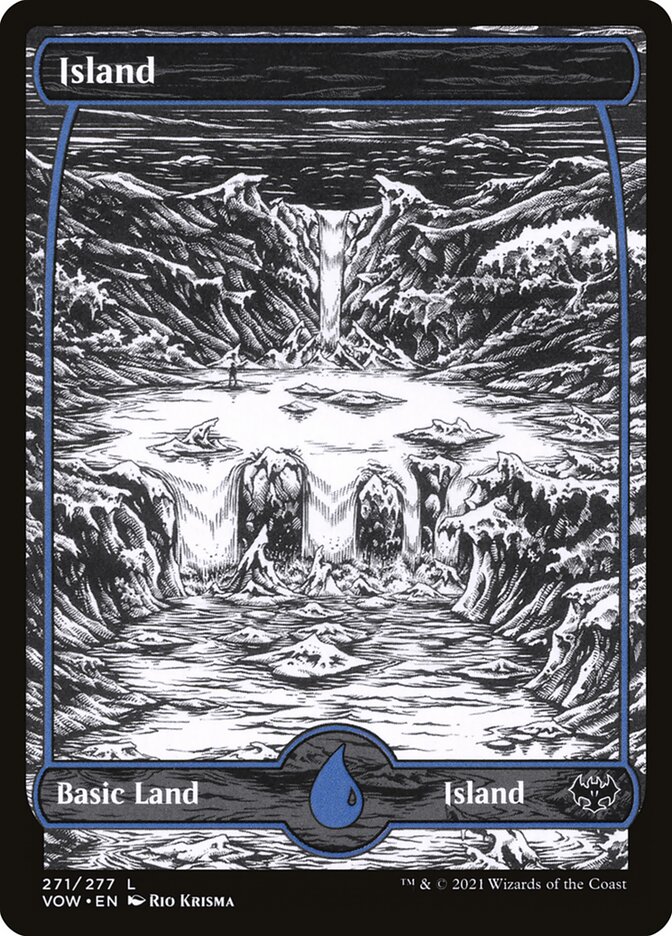 Island card front
