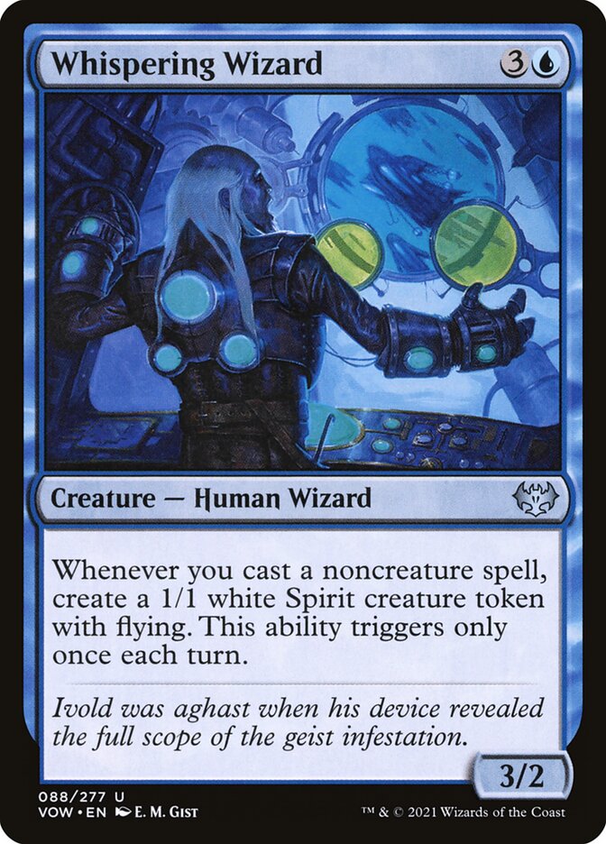 Whispering Wizard card front