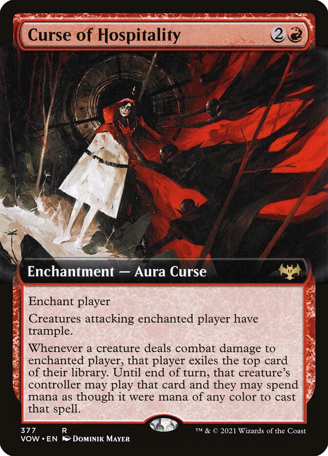Curse of Hospitality card front