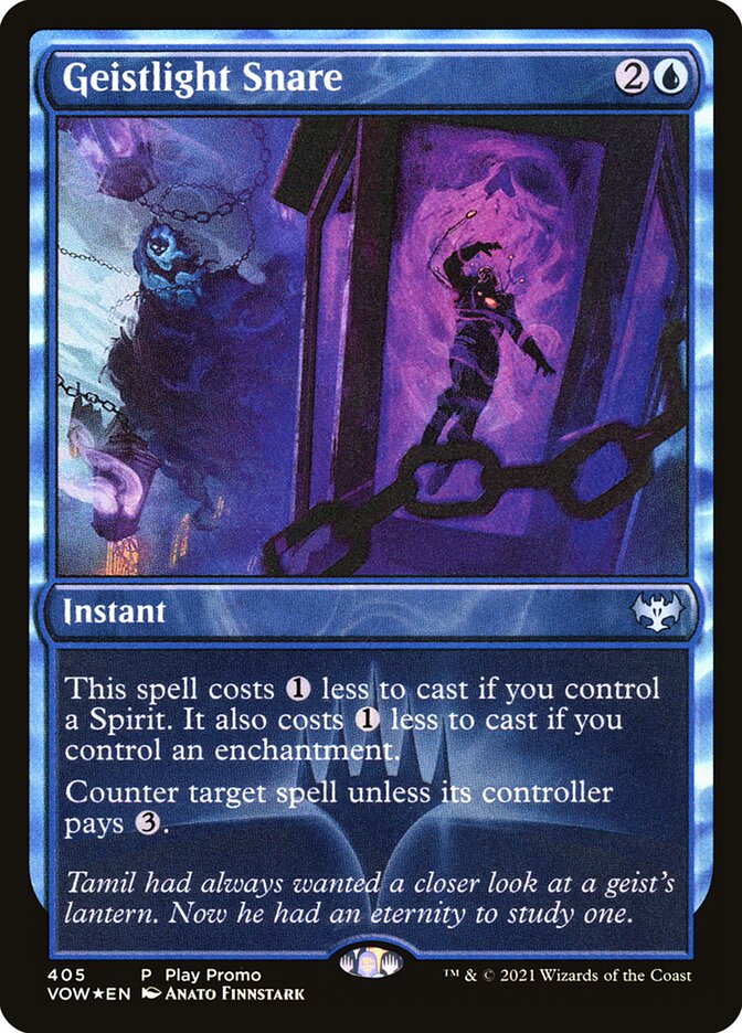 Geistlight Snare card front