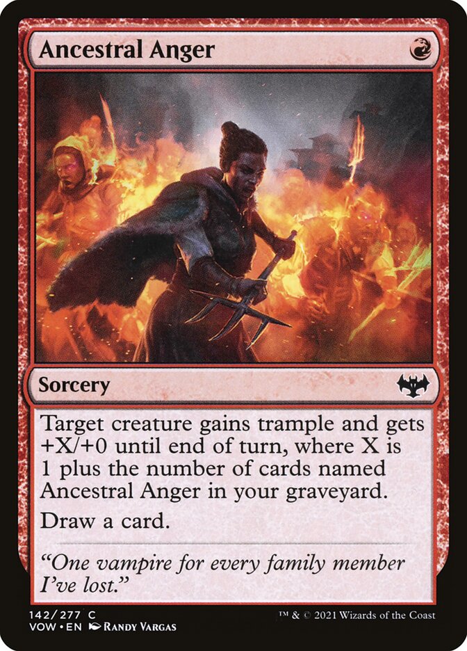 Ancestral Anger card front