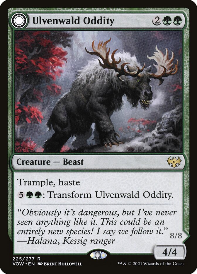 Ulvenwald Oddity card front