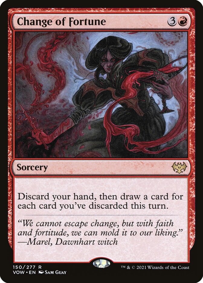 Change of Fortune card front