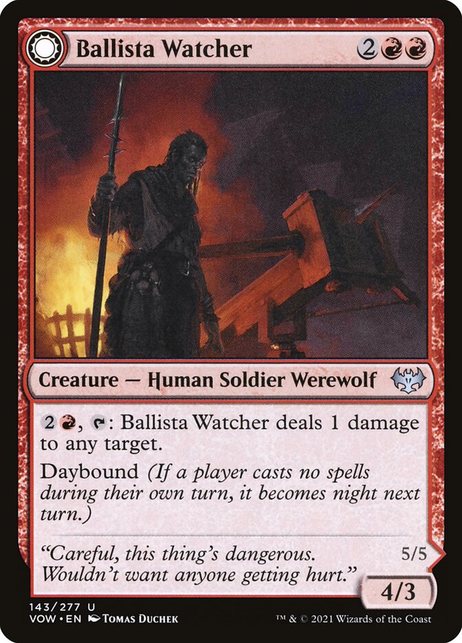 Ballista Watcher card front