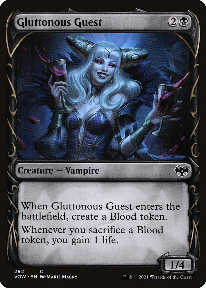 Gluttonous Guest card front