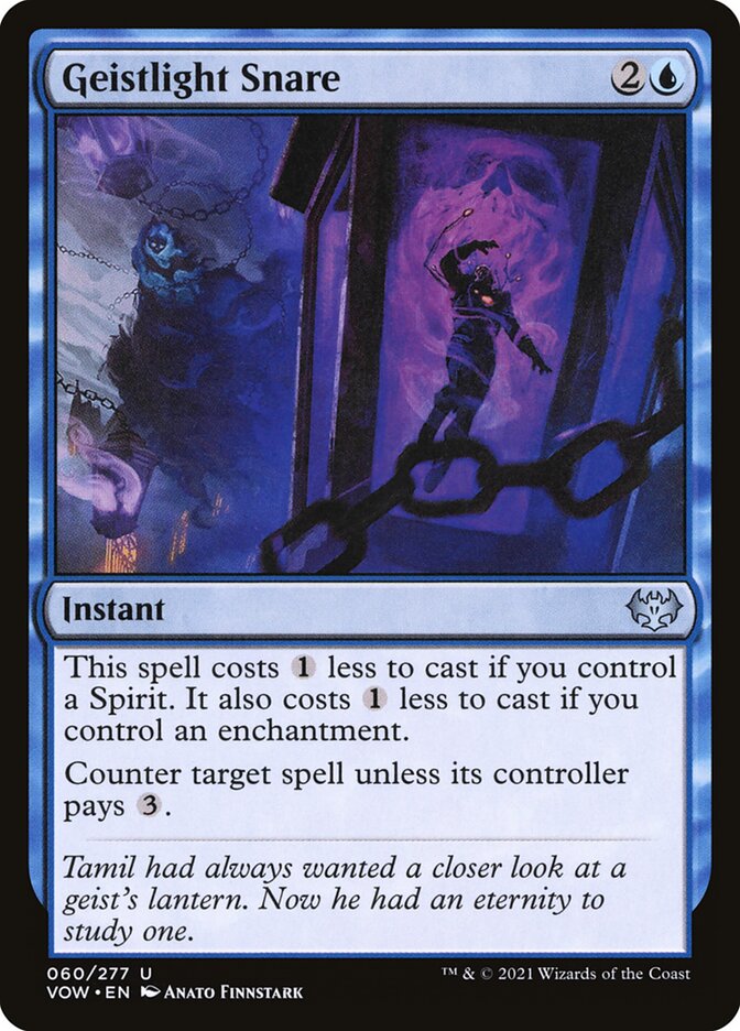Geistlight Snare card front
