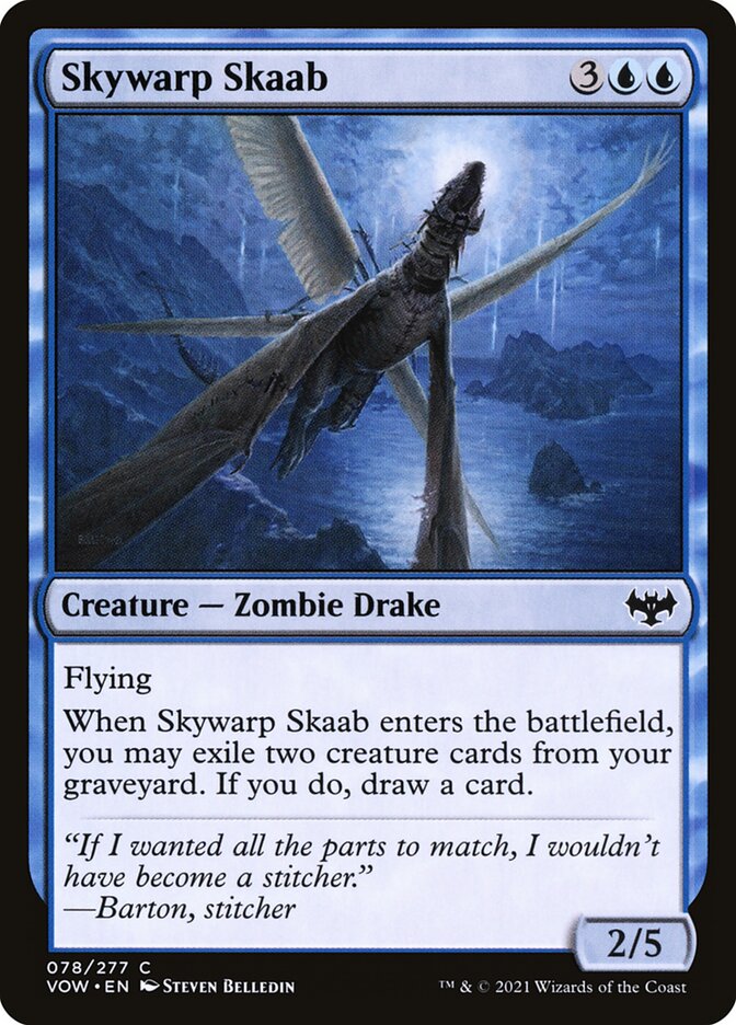 Skywarp Skaab card front