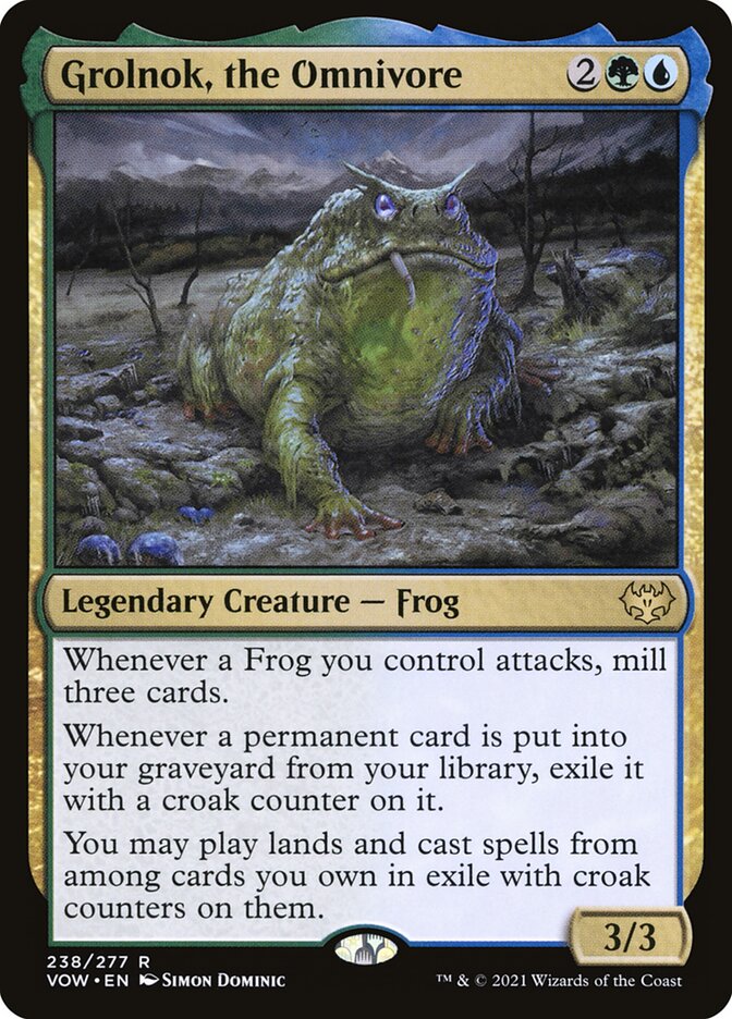 Grolnok, the Omnivore card front