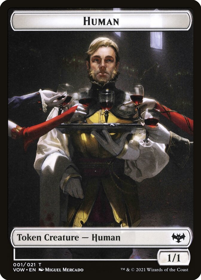 Human card front