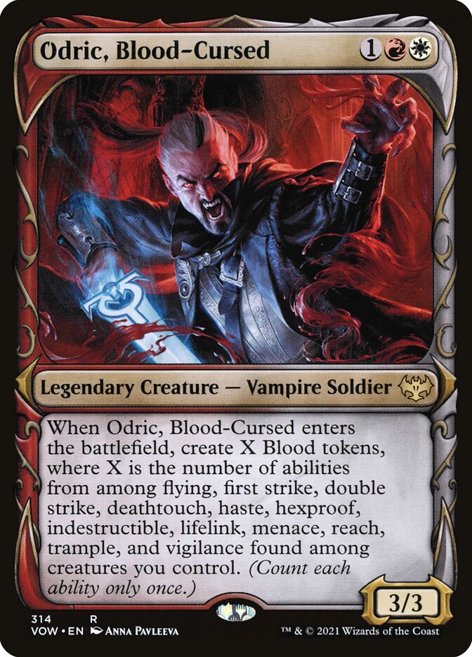 Odric, Blood-Cursed card front