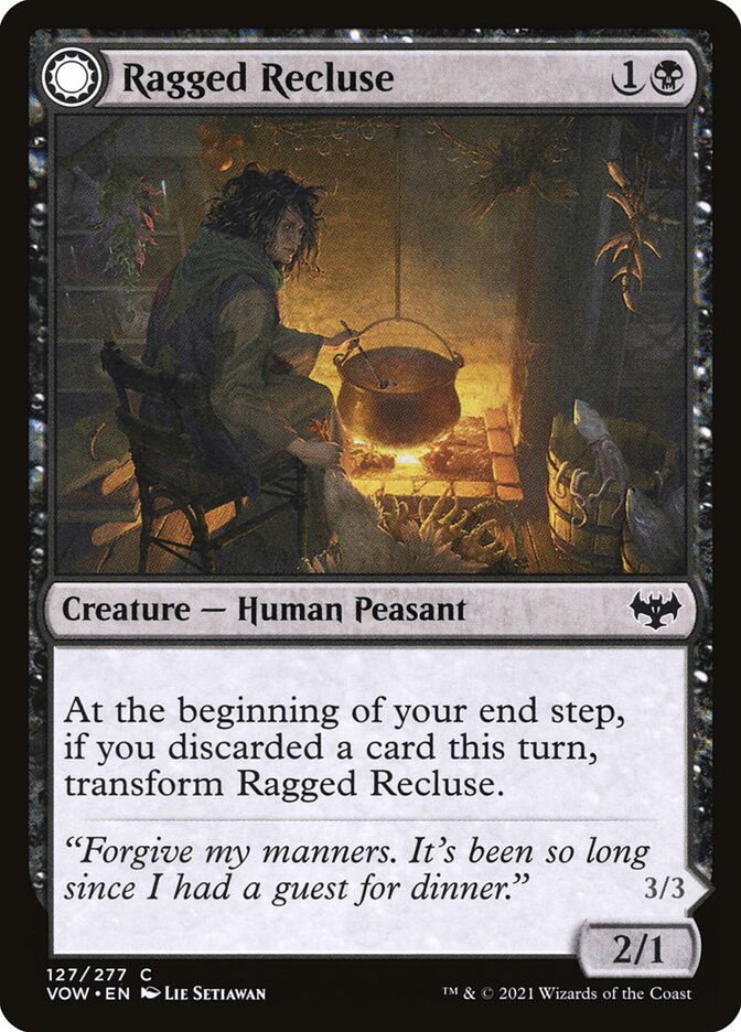Ragged Recluse card front