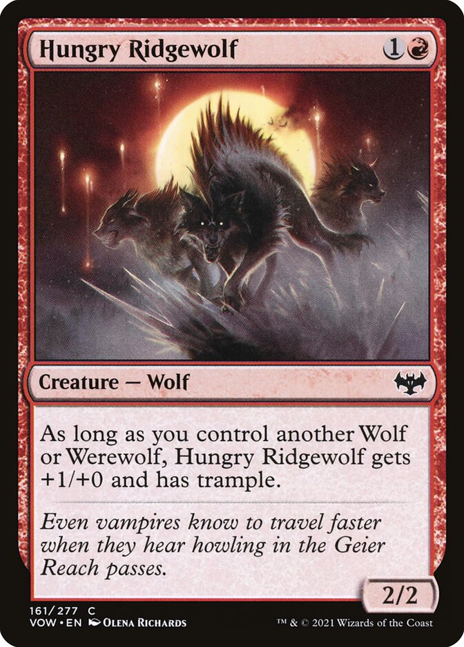 Hungry Ridgewolf card front