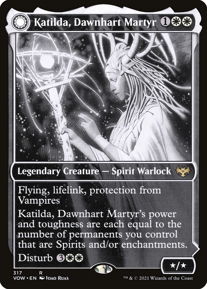 Katilda, Dawnhart Martyr card front
