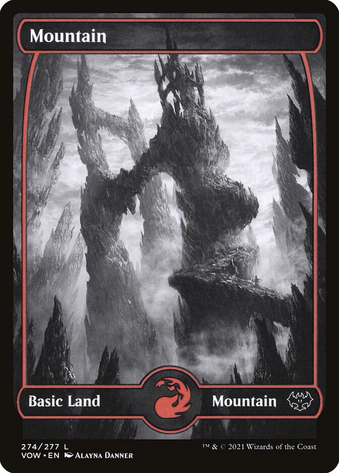 Mountain card front