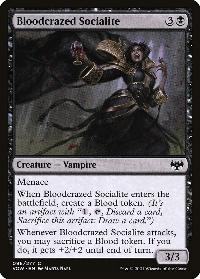 Bloodcrazed Socialite card front