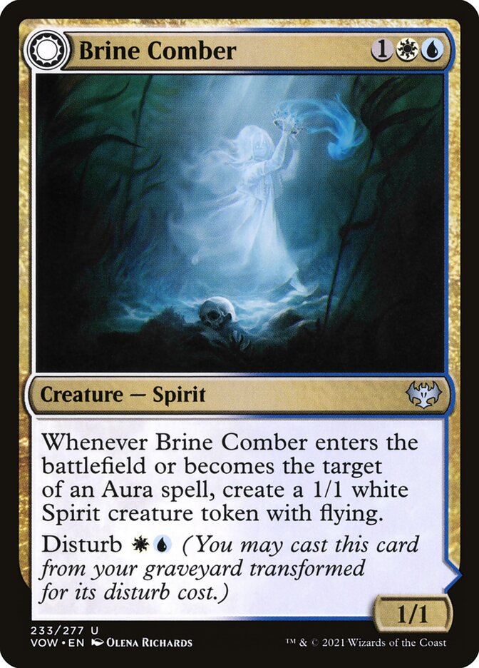 Brine Comber card front