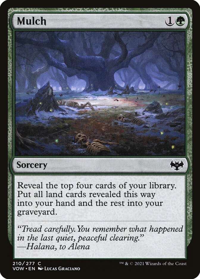 Mulch card front