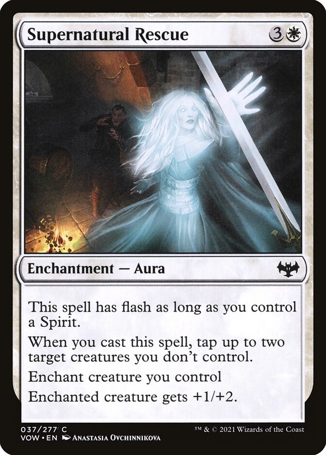 Supernatural Rescue card front