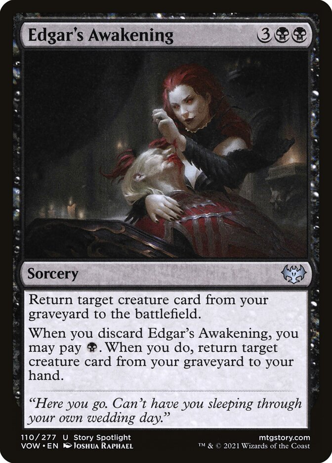 Edgar's Awakening card front