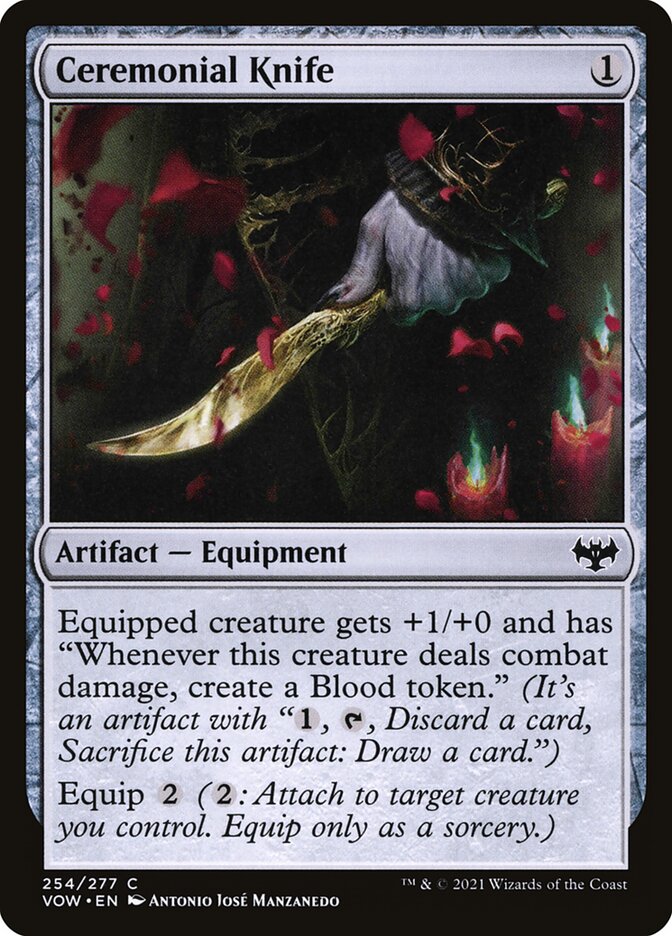 Ceremonial Knife card front