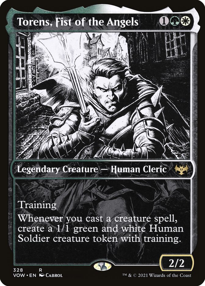 Torens, Fist of the Angels card front