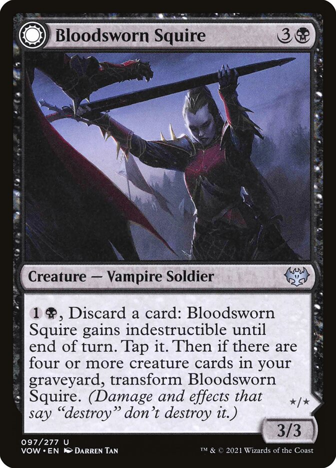 Bloodsworn Squire card front