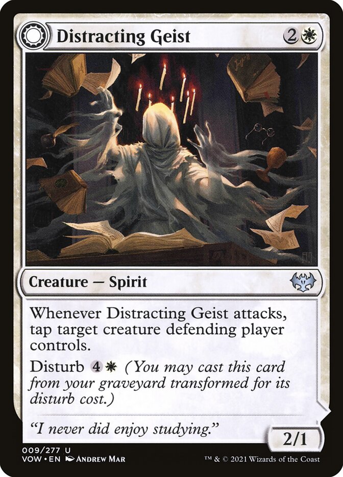 Distracting Geist card front