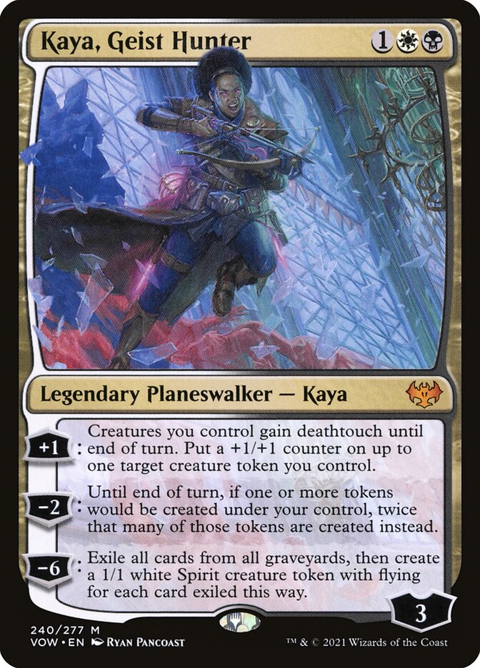 Kaya, Geist Hunter card front