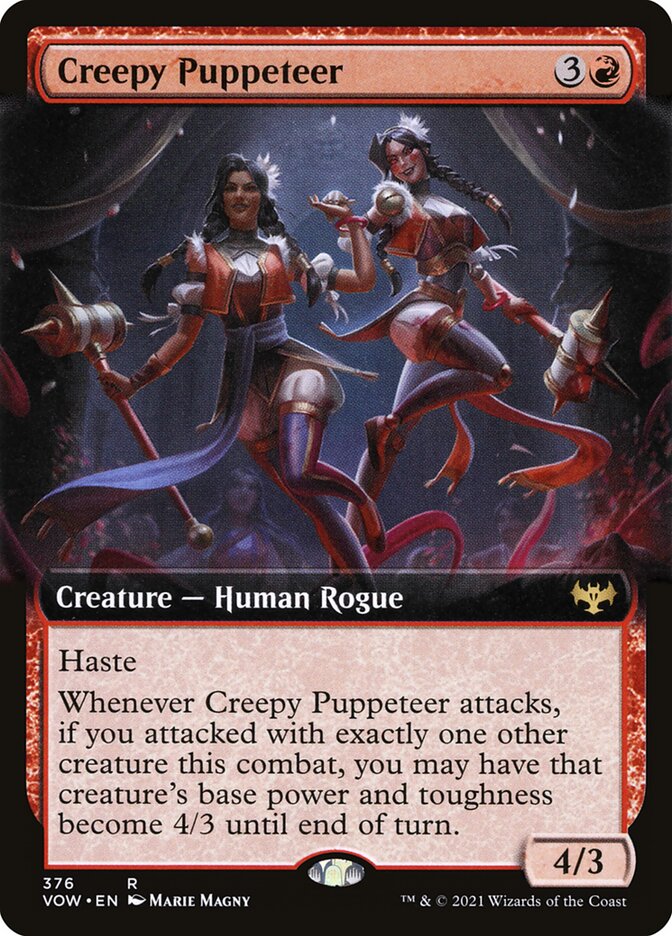 Creepy Puppeteer card front