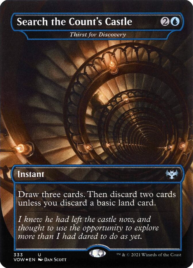 Thirst for Discovery card front