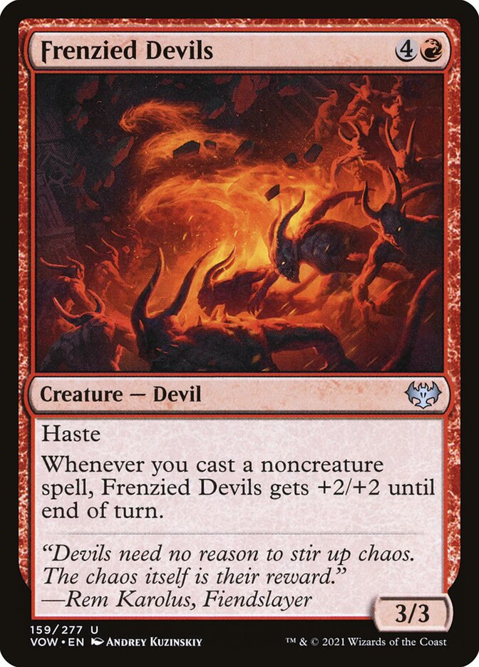 Frenzied Devils card front