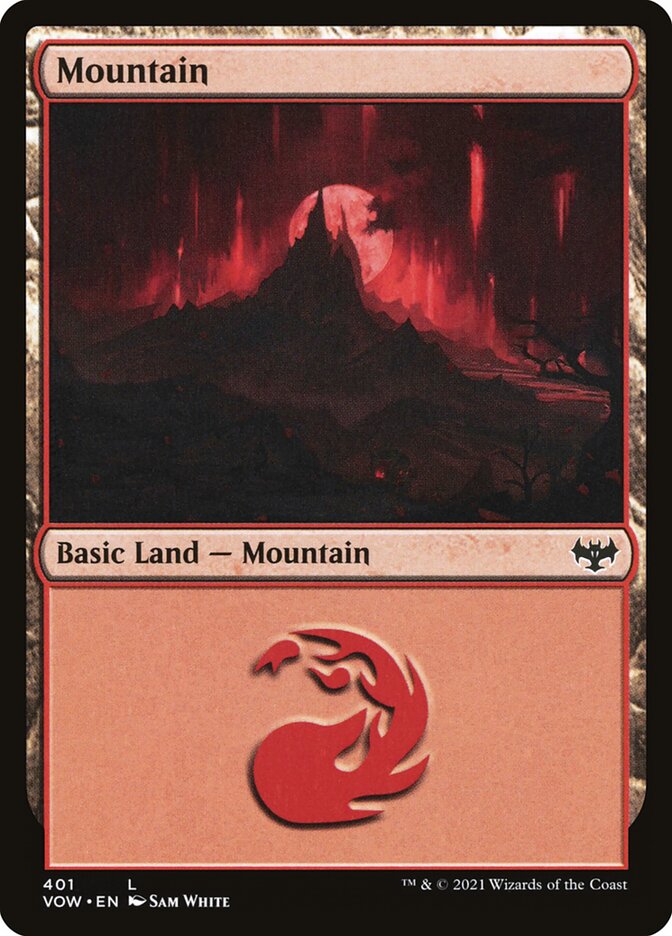 Mountain card front
