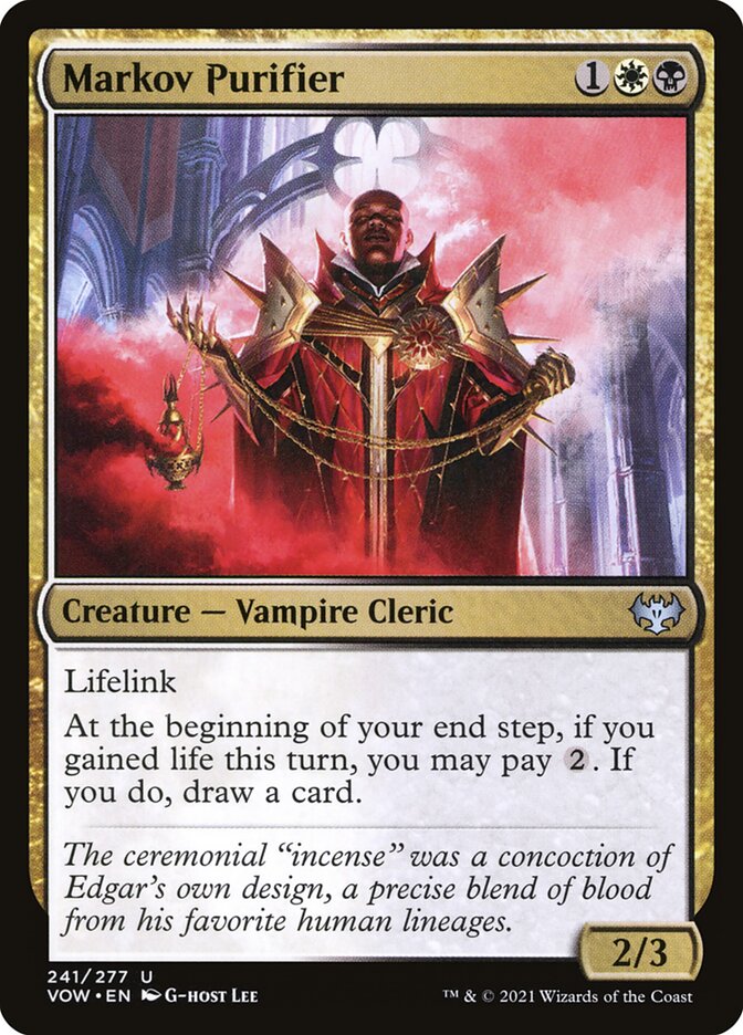 Markov Purifier card front