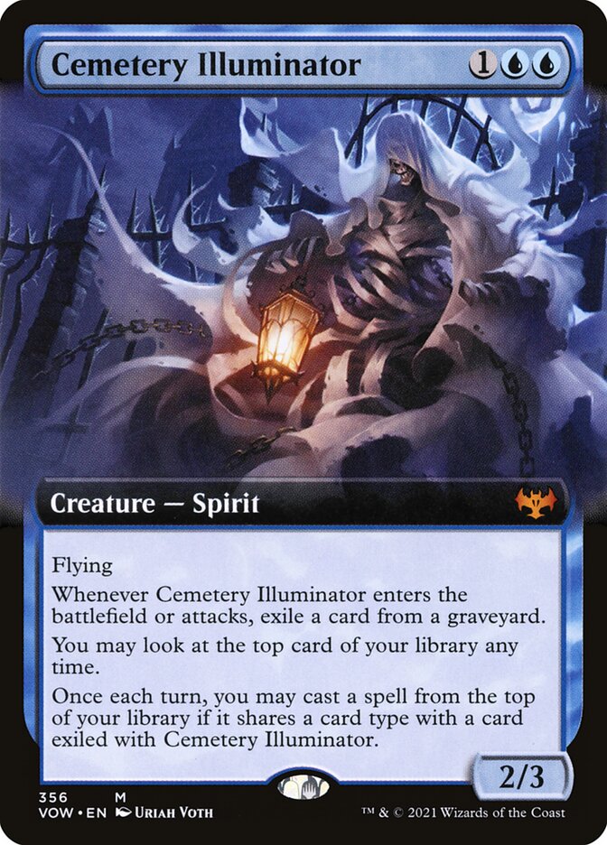 Cemetery Illuminator card front