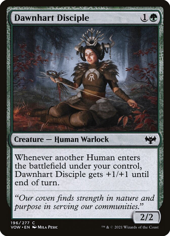 Dawnhart Disciple card front