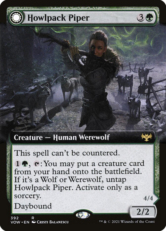 Howlpack Piper card front