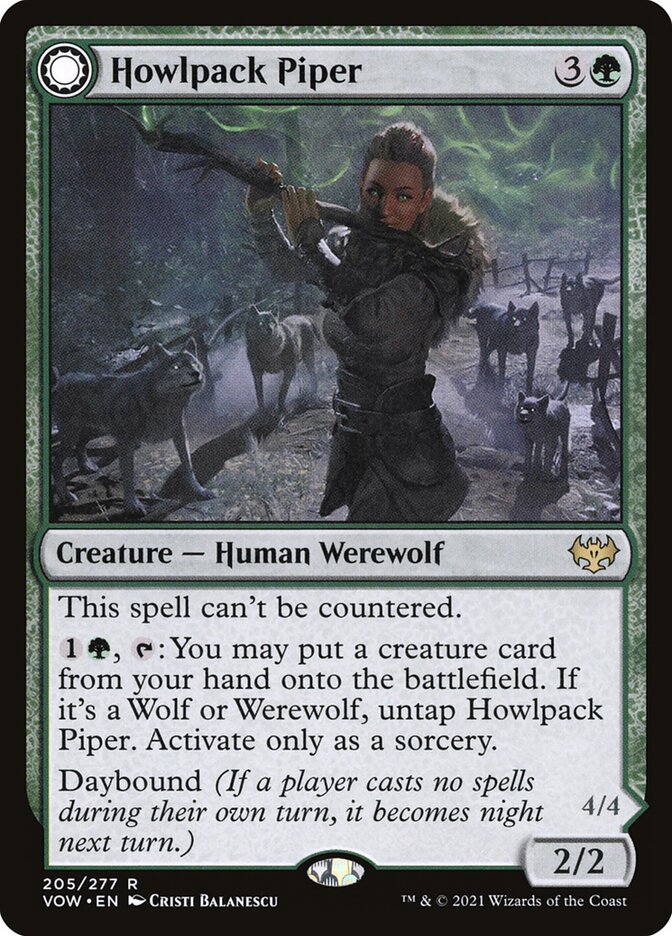 Howlpack Piper card front