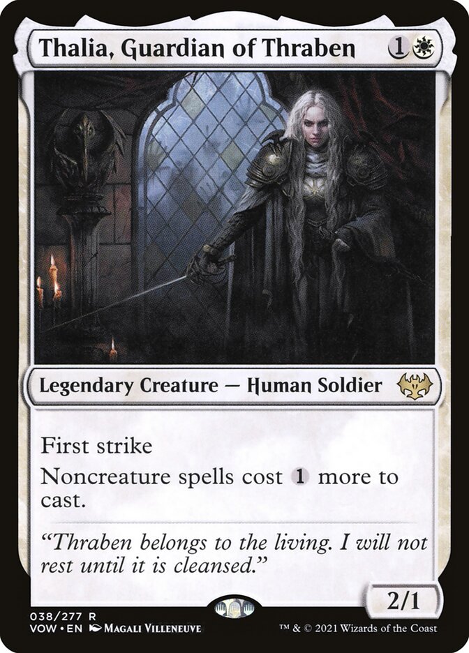 Thalia, Guardian of Thraben card front