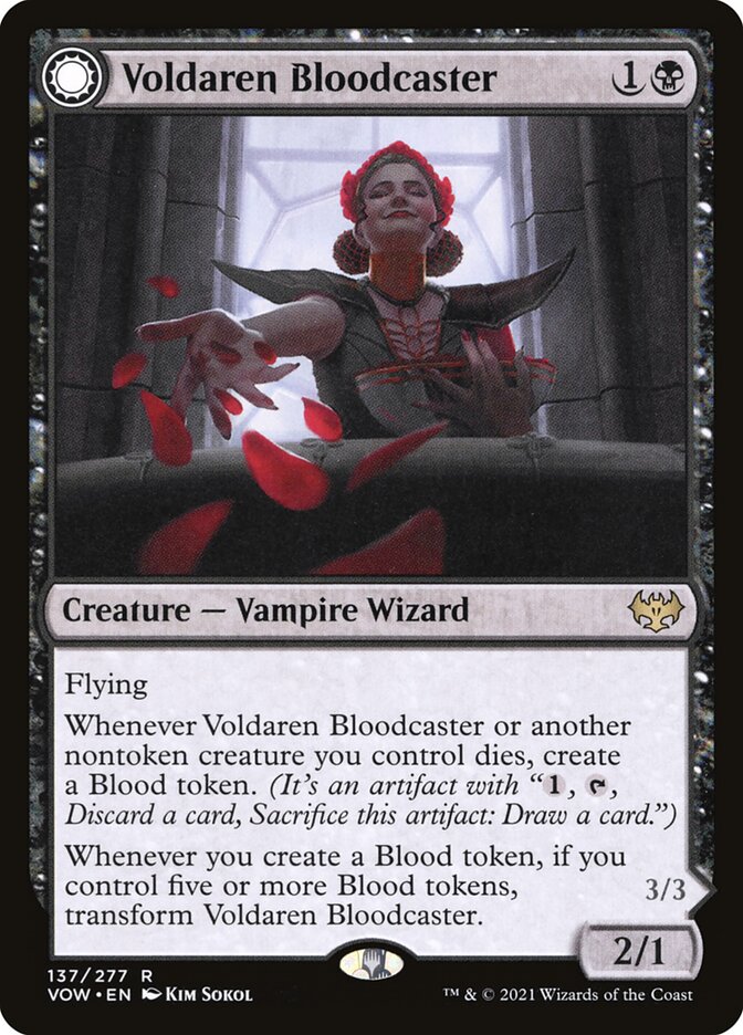 Voldaren Bloodcaster card front