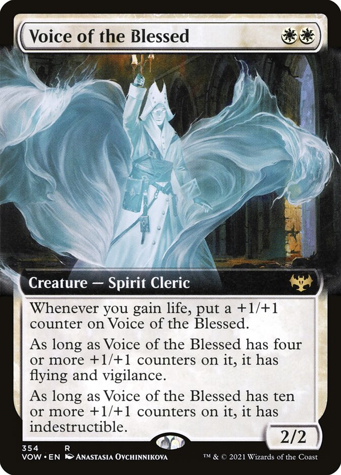 Voice of the Blessed card front
