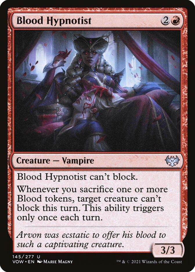 Blood Hypnotist card front