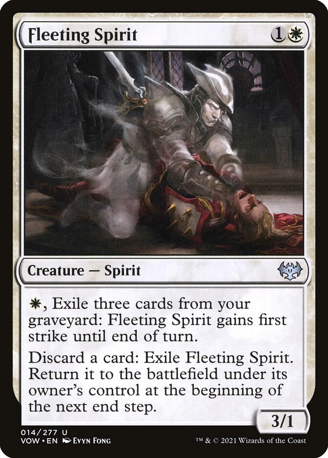 Fleeting Spirit card front