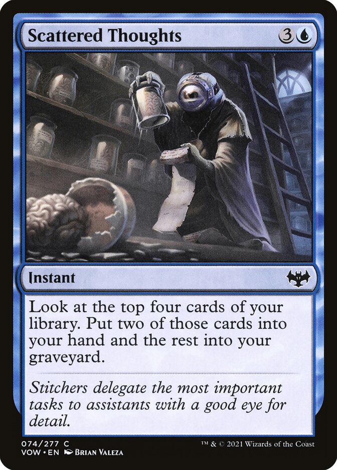 Scattered Thoughts card front