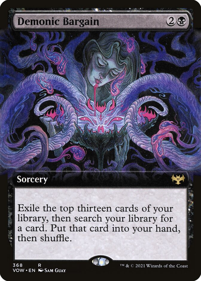 Demonic Bargain card front