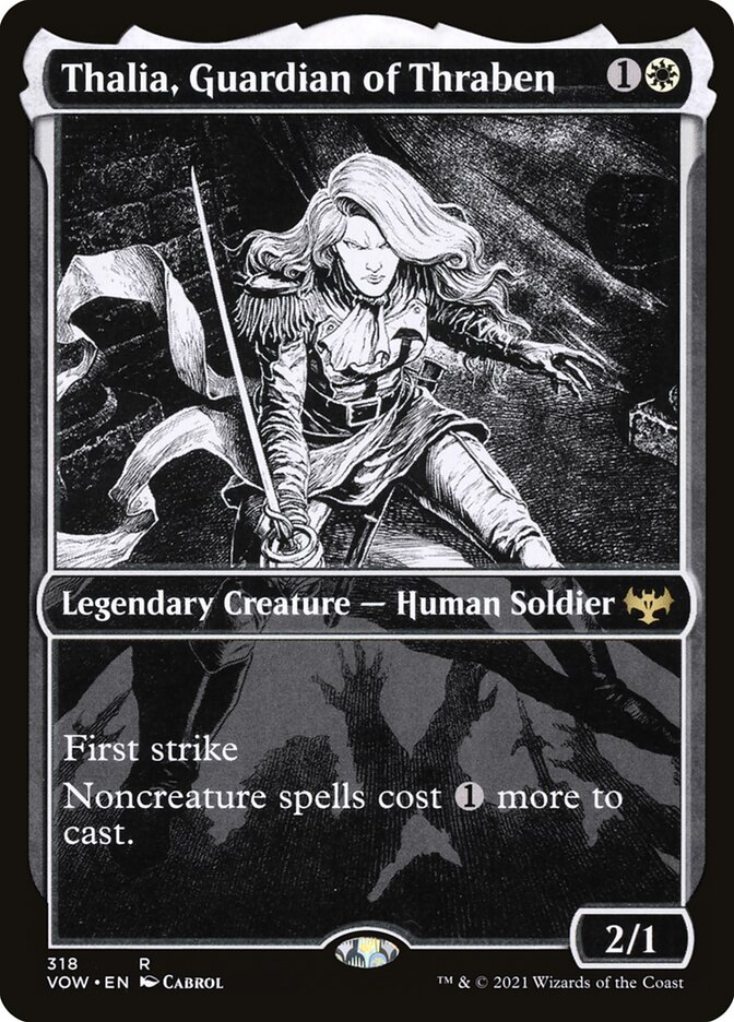 Thalia, Guardian of Thraben card front