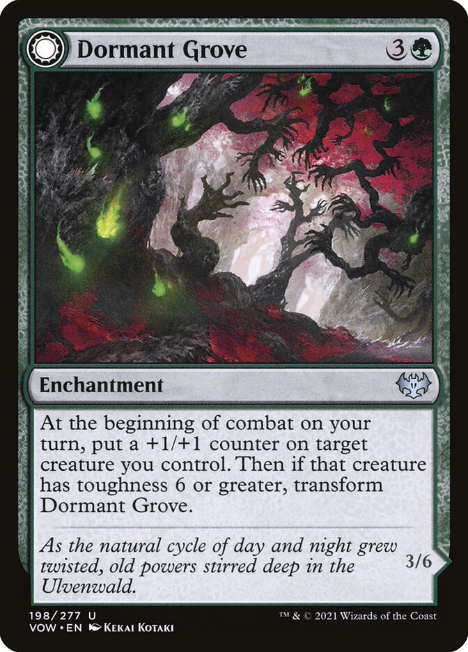 Dormant Grove card front