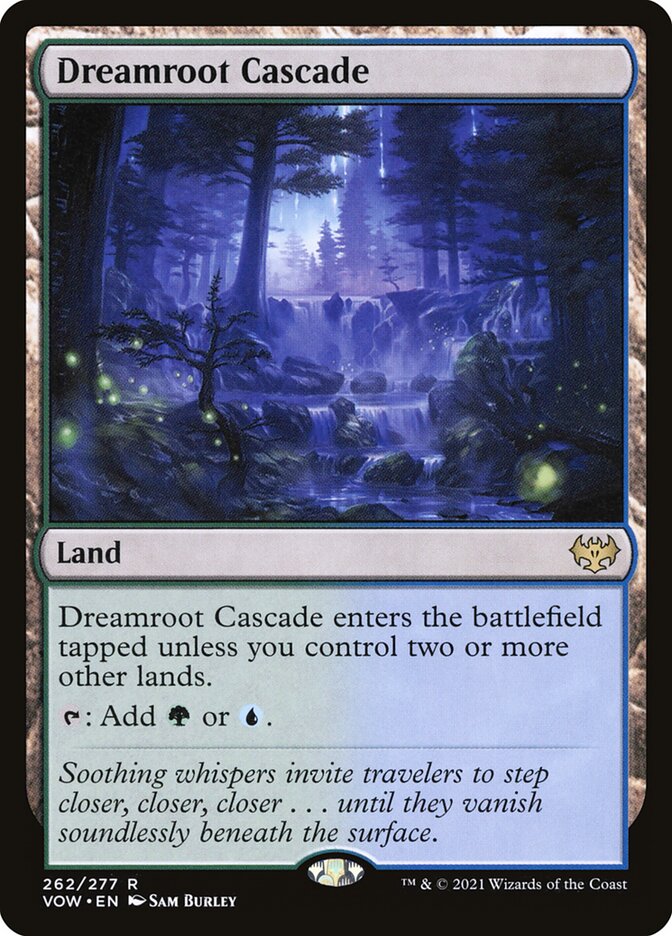 Dreamroot Cascade card front