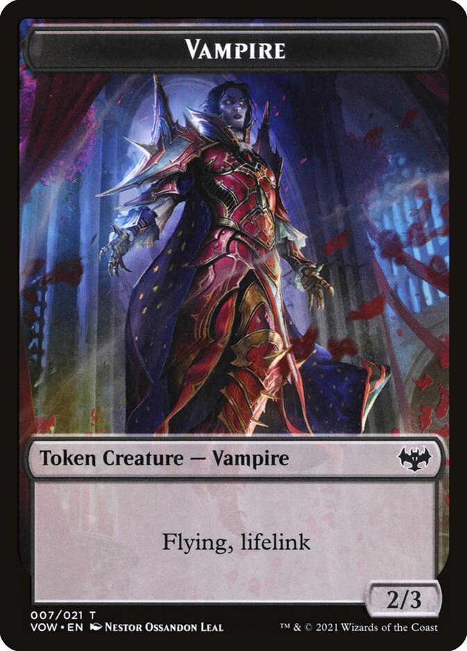 Vampire card front
